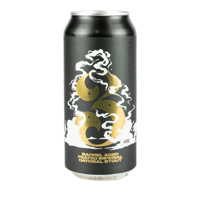 3 Ravens Barrel Aged Peated Imperial Oatmeal Stout 440ml Can Craft Beer 3 Ravens Brewery