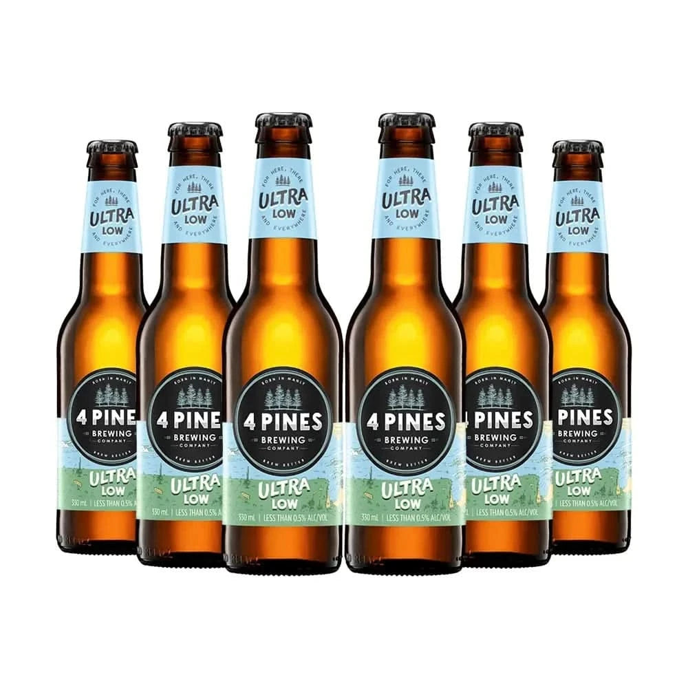 4 Pines Brewing Co Ultra Low Alc Beer 6x330mls Sans Drinks Bundle 4 Pines Brewing Company