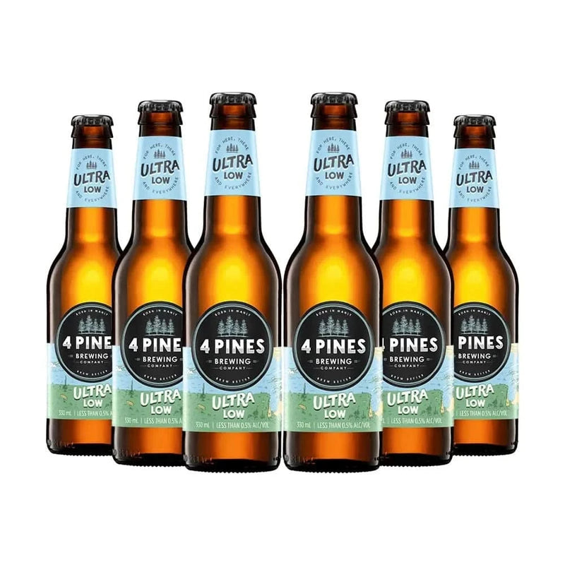 4 Pines Brewing Co Ultra Low Alc Beer 6x330mls Sans Drinks Bundle 4 Pines Brewing Company