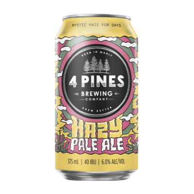 4 Pines Hazy Pale Ale 375ml Can Craft Beer 4 Pines