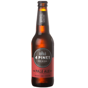 4 Pines Pale Ale 330ml Bottle Craft Beer 4 Pines Brewing Company