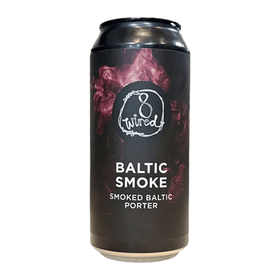 8 Wired Baltic Smoke Smoked Baltic Porter 440ml Can Craft Beer 8 Wired Brewing