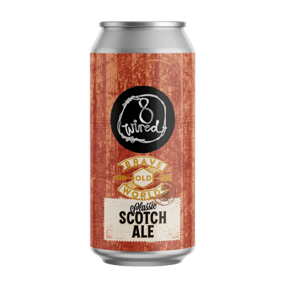 8 Wired Brave Old World Scotch Ale 440ml Can Craft Beer 8 Wired Brewing