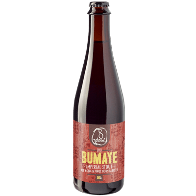 8 Wired Bumaye Imperial Stout Aged in Pinot Noir Barrels 8 Wired Brewing