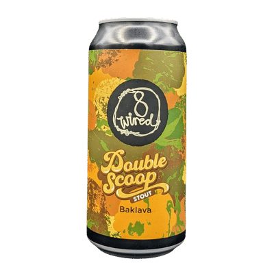 8 Wired Double Scoop Baklava Imperial Stout 440ml Can Craft Beer 8 Wired Brewing