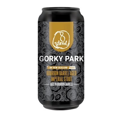 8 Wired Gorky Park Bourbon Barrel Aged Imperial Stout 440ml Can 8 Wired Brewing