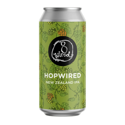 8 Wired Hopwired New Zealand IPA 440ml Can Craft Beer 8 Wired Brewing