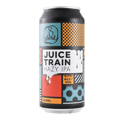 8 Wired Juice Train Hazy IPA (4 Can Limit) Single 8 Wired Brewing