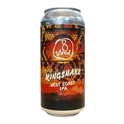 8 Wired Kingsnake West Coast IPA 440ml Can Craft Beer 8 Wired Brewing