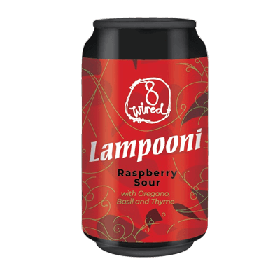 8 Wired Lamponi Raspberry Sour Ale Craft Beer 8 Wired Brewing