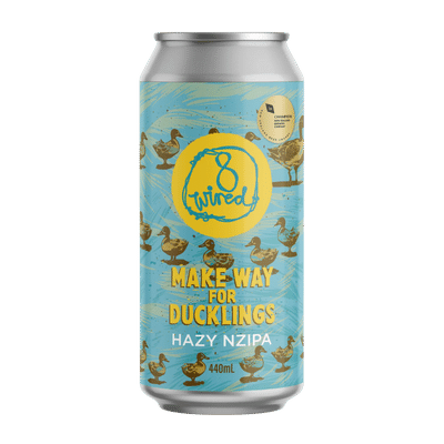 8 Wired Make Way For Ducklings Hazy NZIPA 440ml Can Craft Beer 8 Wired Brewing