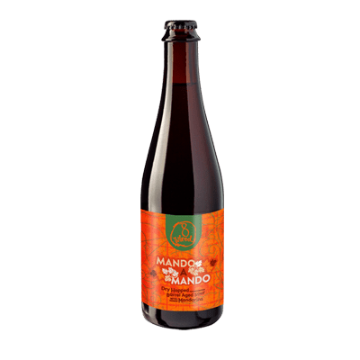 8 Wired Mando A Mando Mandarin Barrel Aged Sour Ale 500ml Bottle Craft Beer 8 Wired Brewing