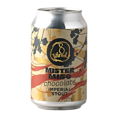 8 Wired Mister Miso Chocolate Imperial Stout 330ml Can Craft Beer 8 Wired Brewing
