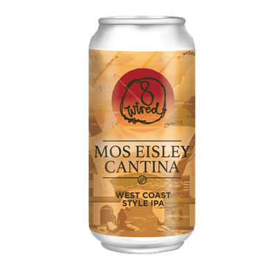 8 Wired Mos Eisley Cantina West Coast IPA 440ml Can Craft Beer 8 Wired Brewing