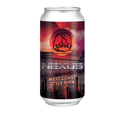8 Wired Nexus West Coast Double IIPA 440ml Can Craft Beer 8 Wired Brewing