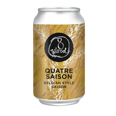 8 Wired Quatre Saison 330ml Can Craft Beer 8 Wired Brewing