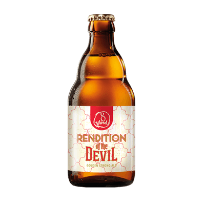 8 Wired Rendition of The Devil Golden Strong Ale 330ml Bottle Craft Beer 8 Wired Brewing