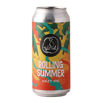 8 Wired Rolling Summer Hazy IPA 440ml Can Craft Beer 8 Wired Brewing