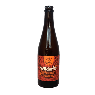 8 Wired Wilder Peach Barrel Aged Sour Single Craft Beer 8 Wired Brewing