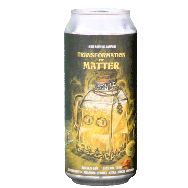 8Bit Brewing Transformation of Matter TDH Hazy DIPA 473ml Can Craft Beer 8Bit Brewing