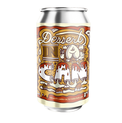 Amundsen Dessert In A Can Barrel Aged Chocolate Covered Salted Toffee Popcorn Imperial Stout 330ml Can