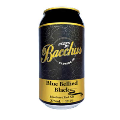 Bacchus Blue Bellied Black Blueberry Red Ale 375ml Can