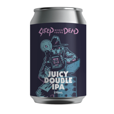 Ballistic Sleep When You're Dead Juicy Double IPA 375ml Can