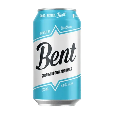BentSpoke Bent Straightforward Beer 375ml Can