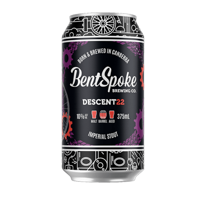 BentSpoke Descent 22 Imperial Stout 375ml Can