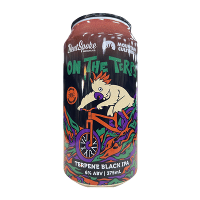 Bentspoke x Mountain Culture On The Terps Terpene Black IPA 375ml Can