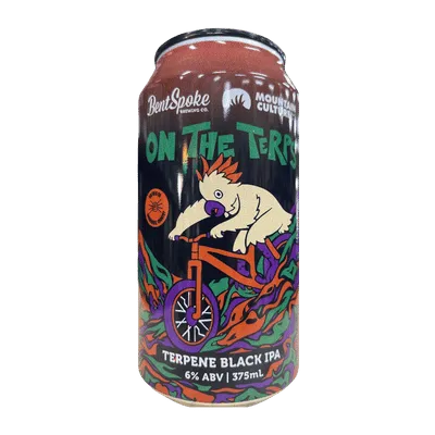 Bentspoke x Mountain Culture On The Terps Terpene Black IPA 375ml Can