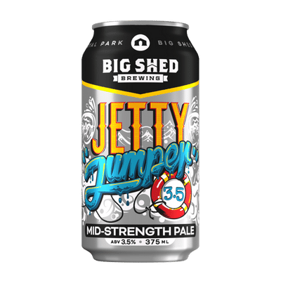 Big Shed Jetty Jumper Mid-Strength Pale Ale 375ml Can
