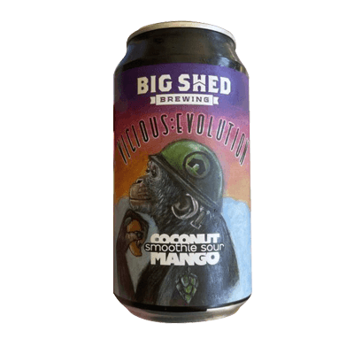 Big Shed Vicious Evolution Coconut Mango Smoothie Sour 375ml Can