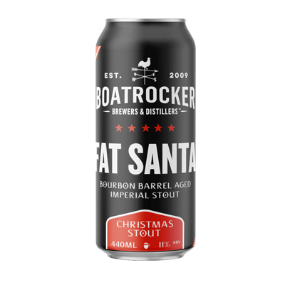 Boatrocker Fat Santa Bourbon Barrel Aged Imperial Stout 2021 440ml Can