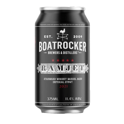 Boatrocker Ramjet 2021 Barrel Aged Imperial Stout 375ml Can