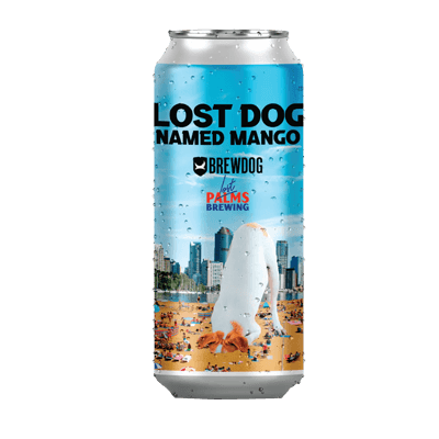 Lost Palms/BrewDog A Lost Dog Named Mango Fruited Oat Cream IPA 440ml Can