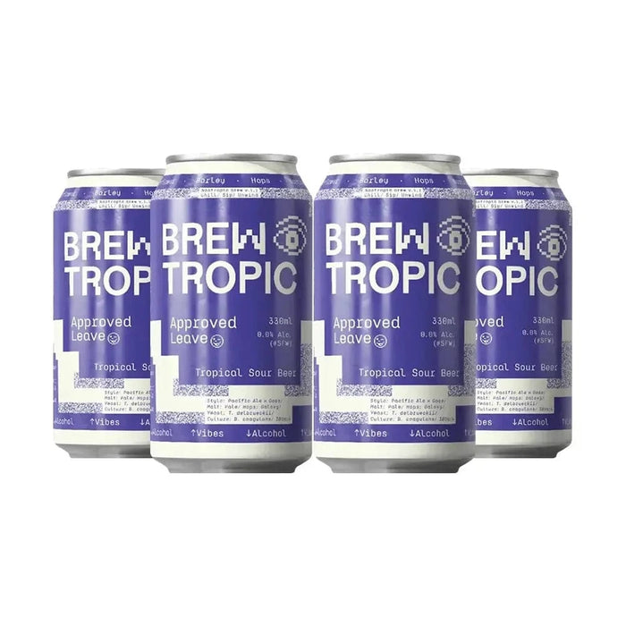 Brewtropic Approved Leave Pack of 4 Sans Drinks Bundle BREWTROPIC