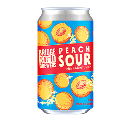 Bridge Road Peach and Elderflower Sour 355ml Can