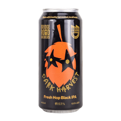 Bridge Road x Deeds Dark Harvest Fresh Hop Black IPA 440ml Can