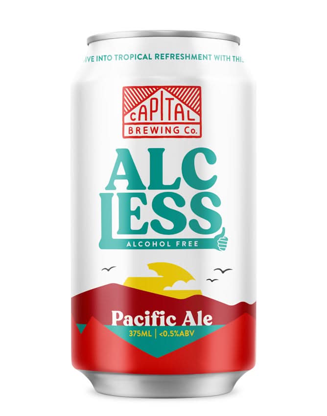 Shop Capital Brewing Alc-Less Pacific Ale - Simple at Sans Drinks  
