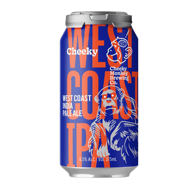 Cheeky Monkey West Coast IPA 375ml Can