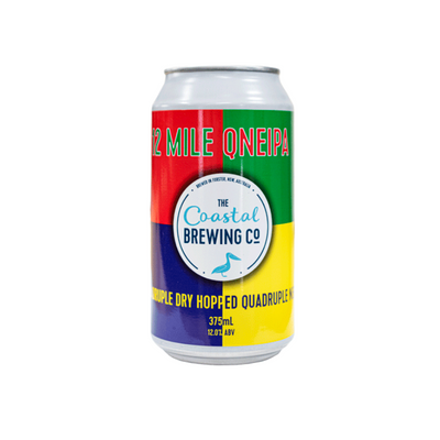 Coastal 12 Mile Quadruple Dry Hopped QNEIPA 375ml Can