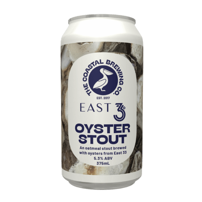 Coastal East 33 Oyster Stout 375ml Can