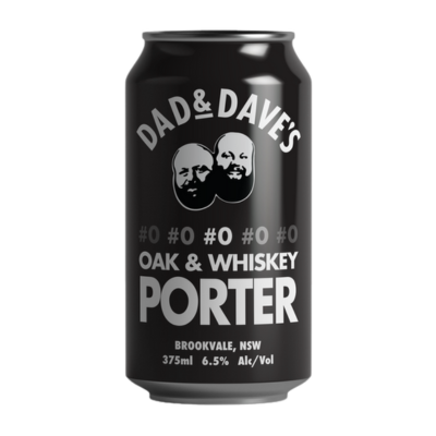 Dad & Dave's Oak & Whiskey Porter 375ml Can