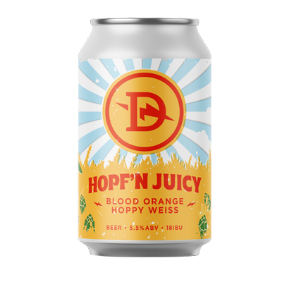 Dainton Hopf'n Juicy Blood Orange Hoppy Weiss 355ml Can