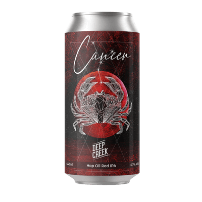 Deep Creek Cancer Hop Oil Red IPA 440ml Can
