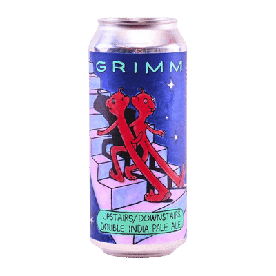 Grimm Upstairs/Downstairs DDH Double IPA 473ml Can
