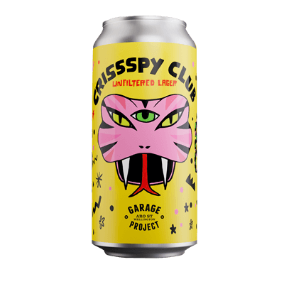 Garage Project Crispy Club Serpentes Unfiltered Lager 440ml Can