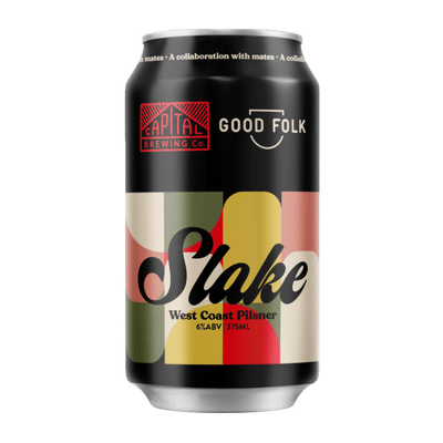Good Folk x Capital Slake West Coast Pilsner 375ml Can