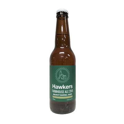 Hawkers Aquavit Barrel-Aged Farmhouse Ale 2018 Craft Beer Hawkers Beer